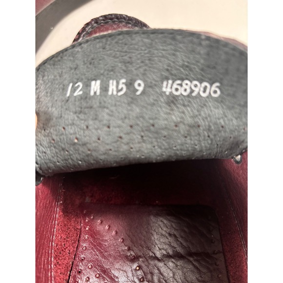 SAS Shoes Men\'s Burgundy Leather Moc Toe‎ Lace Up Comfort Size 12 M main image 7